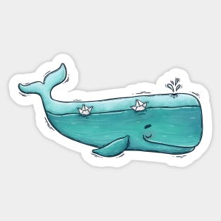 Dreamy Whale Sticker